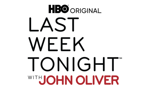 Last Week Tonight with John Oliver Logo Black Adult Short Sleeve T-Shirt