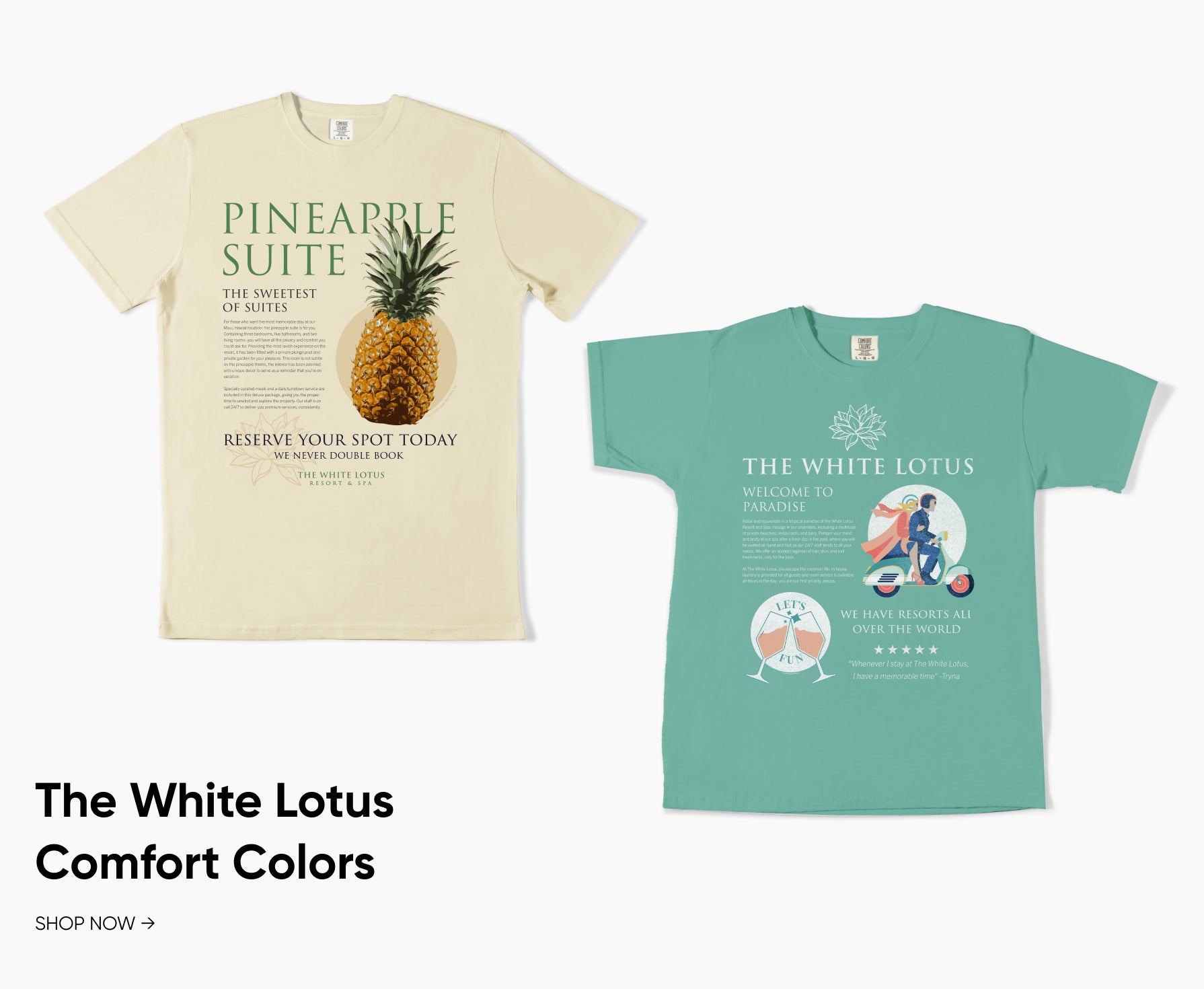 The White Lotus Comfort Colors