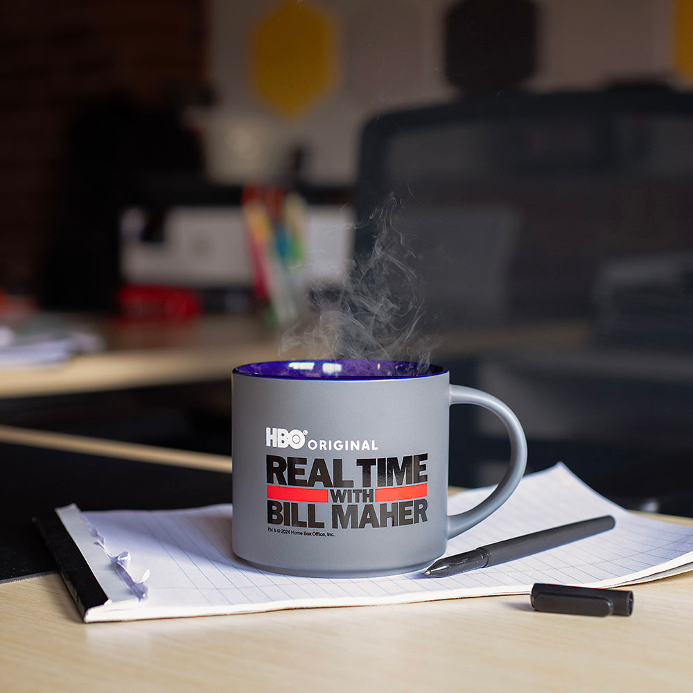 Real Time with Bill Maher 16 oz. Mug – HBO Shop