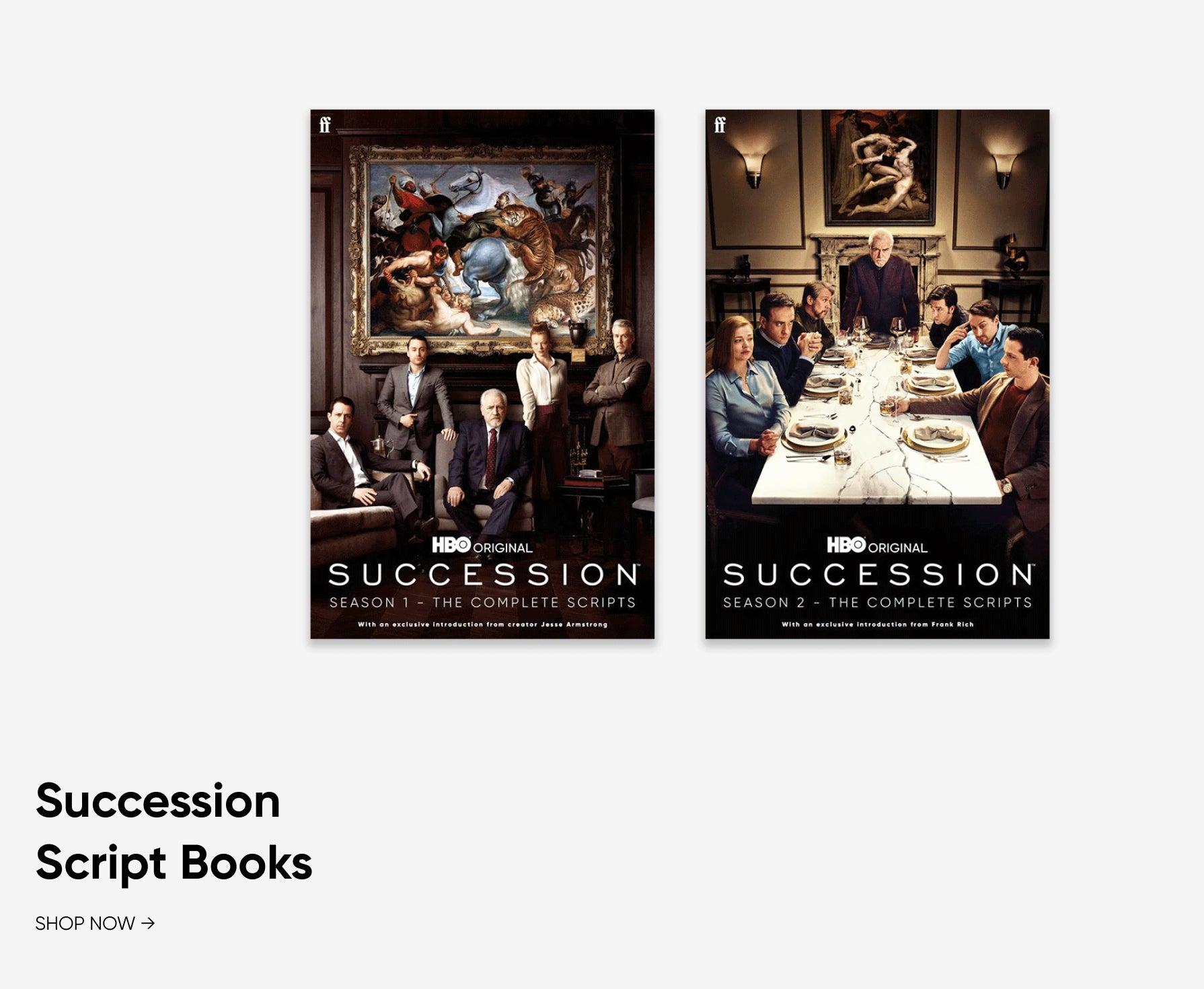 Succession Script Books HBO Shop