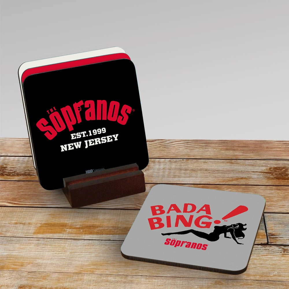 AMNESIA CospRex CoLaBoNo コースター シン The Sopranos Coaster Set with Mahagony Holder – HBO Shop