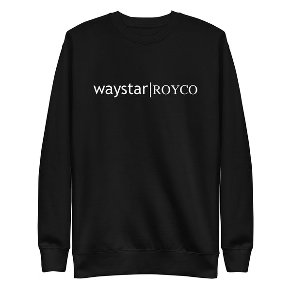 All black crew online neck sweatshirt