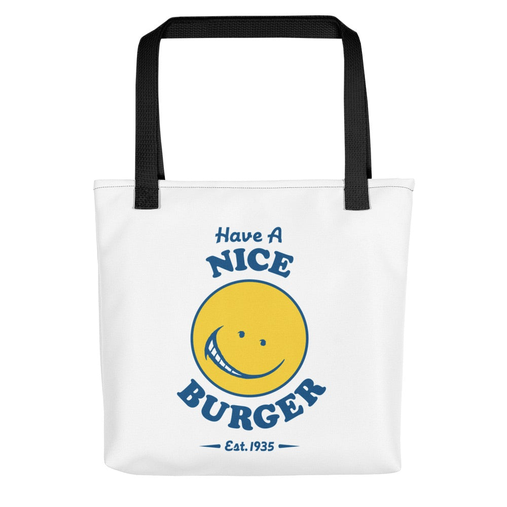 The Sympathizer Happy Burger Tote Bag – HBO Shop The Sympathizer Happy Burger Tote Bag – HBO Shop
