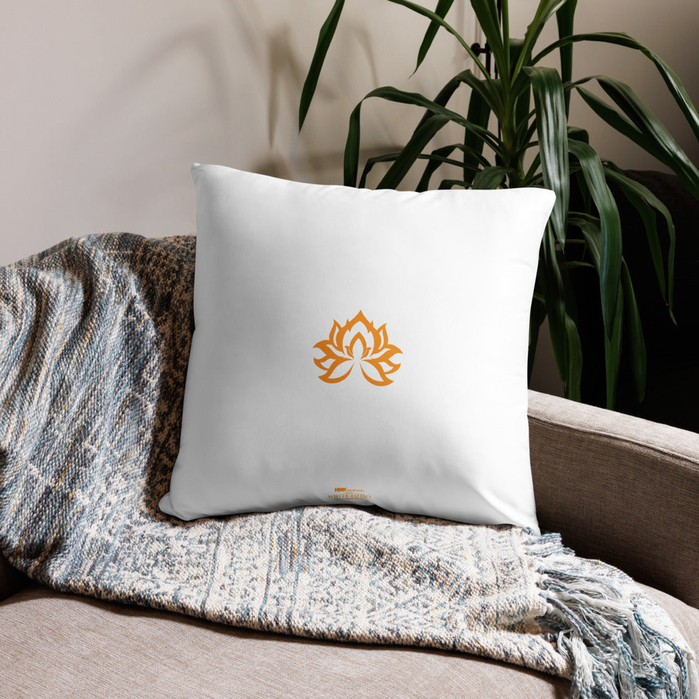 The White Lotus Logo Throw Pillow – HBO Shop