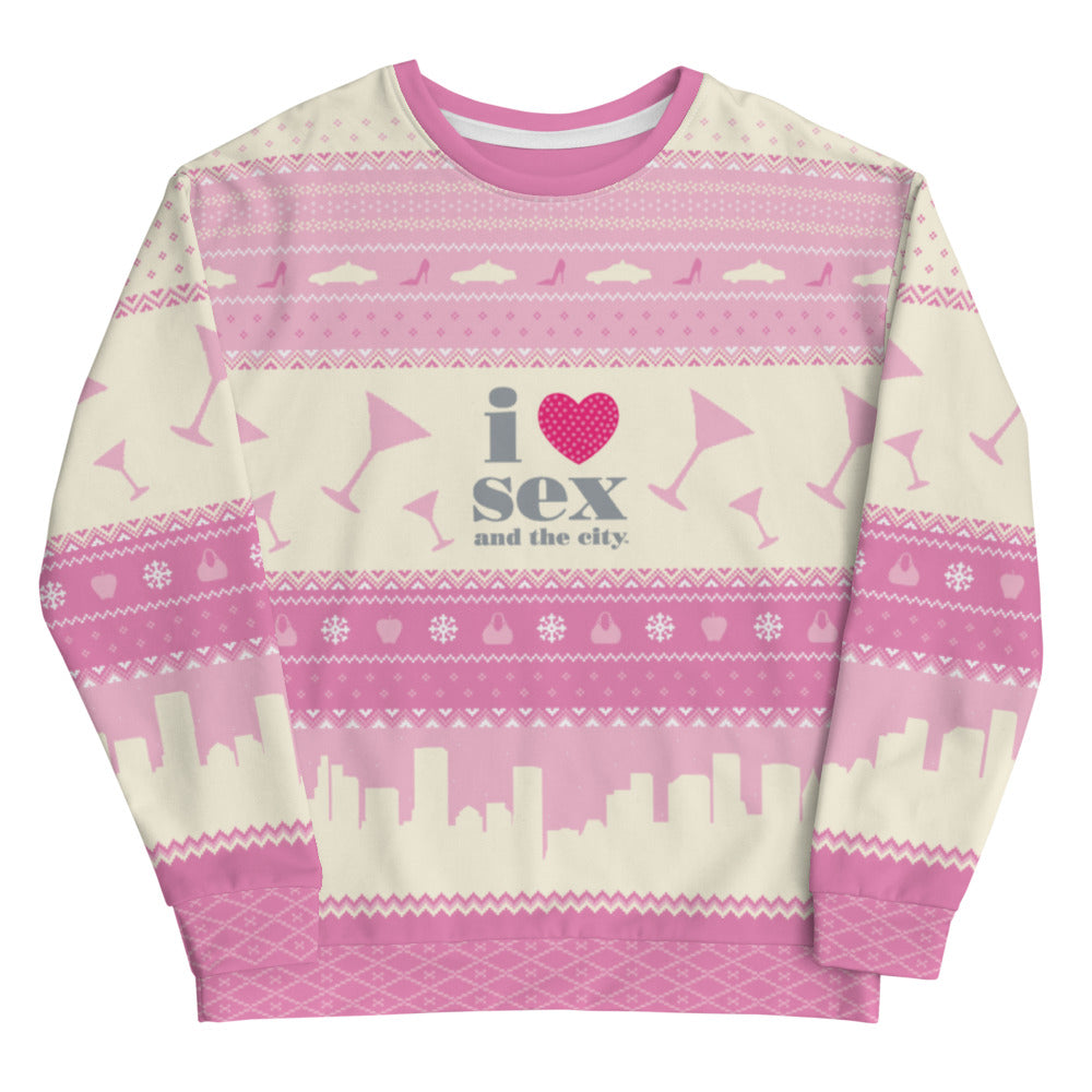 Sex and the City Martini Holiday Crewneck Sweatshirt – HBO Shop