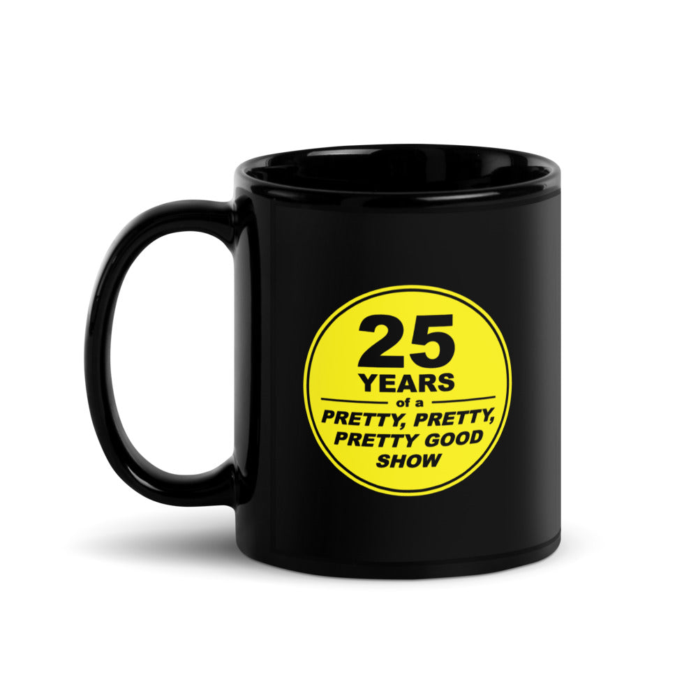 Curb Your Enthusiasm 25th Anniversary Black Mug