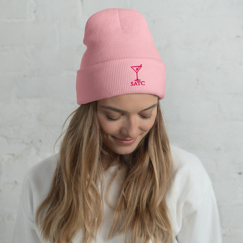 Sex and the City Martini Glass Embroidered Beanie – HBO Shop