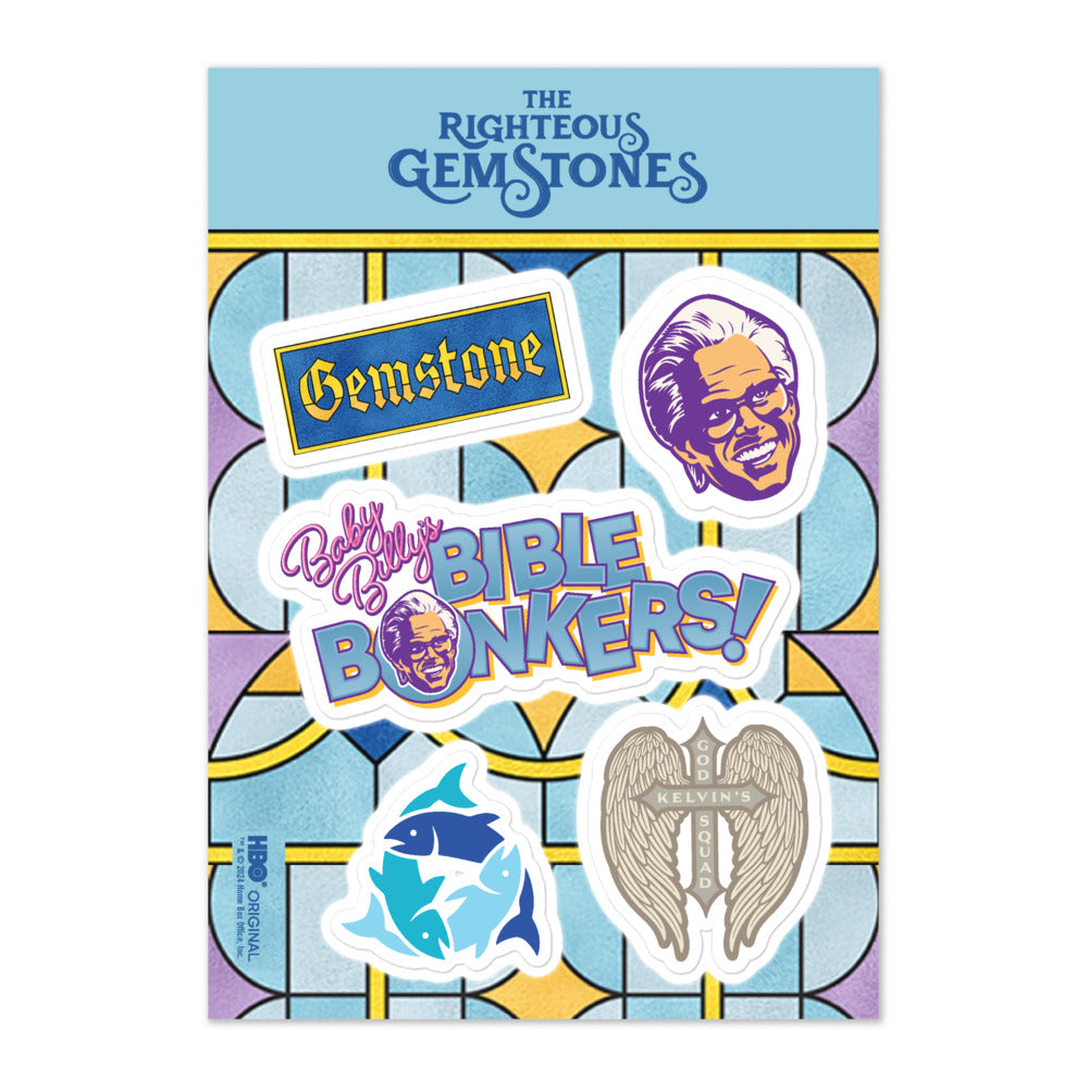 Hbo Sticker The Righteous Gemstones Icons Sticker Sheet – HBO Shop