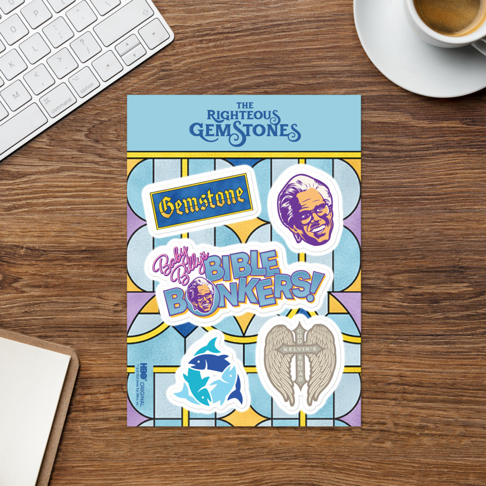 Hbo Sticker The Righteous Gemstones Icons Sticker Sheet – HBO Shop