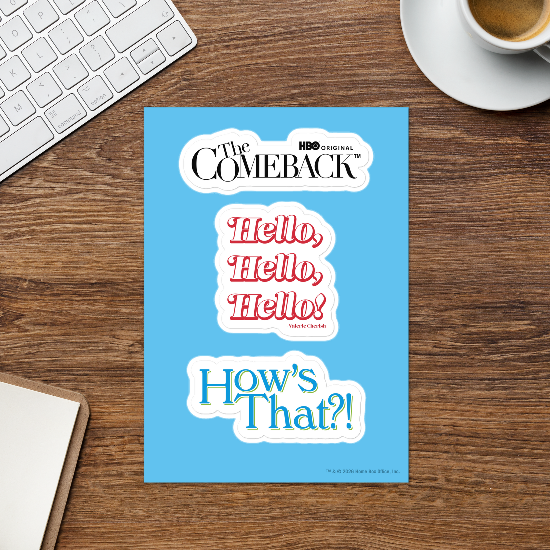 Hbo Sticker The Comeback Sticker Sheet – HBO Shop