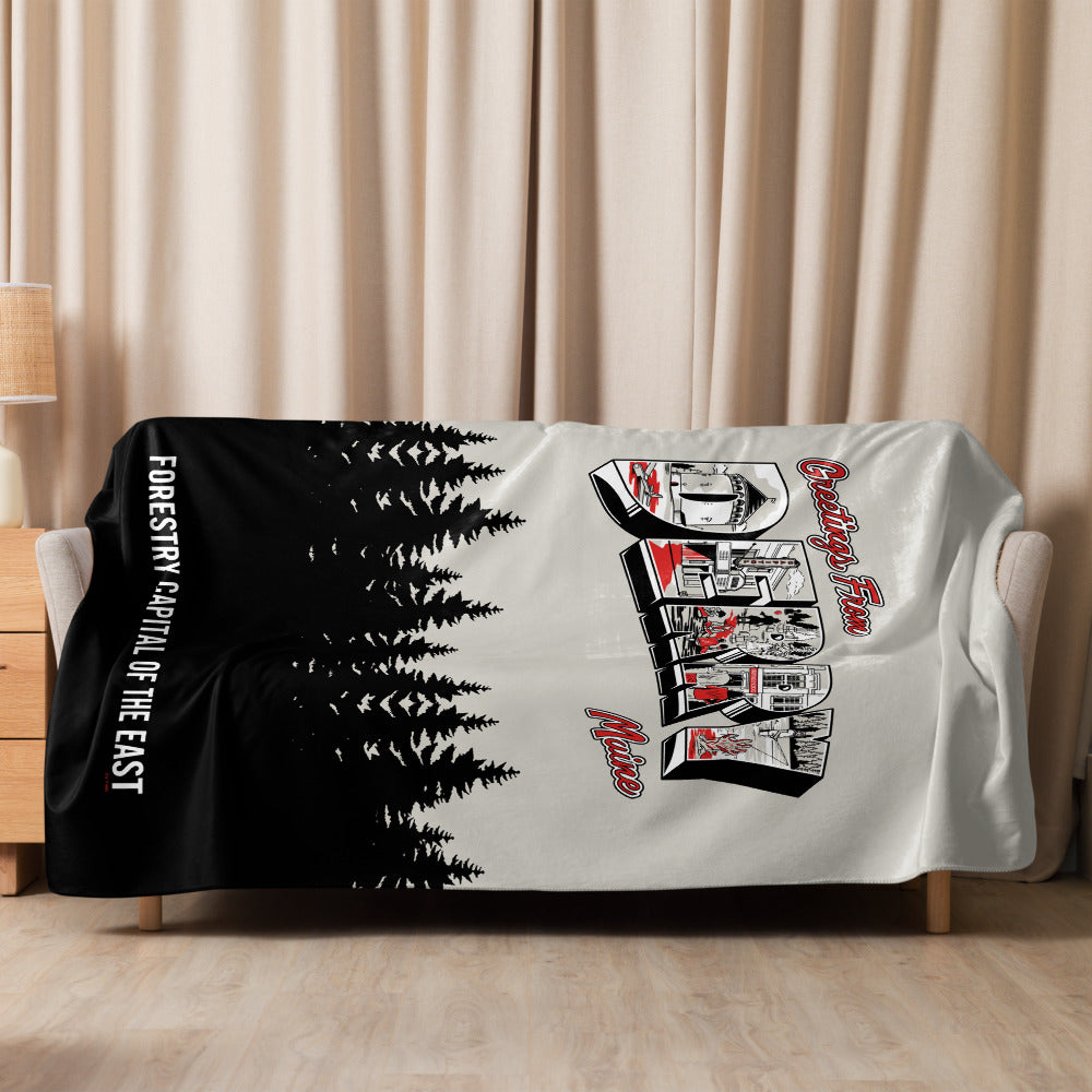 IT: Welcome to Derry Greetings from Derry Sherpa Blanket – HBO Shop