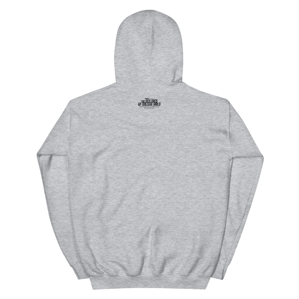 The Sex Lives of College Girls Essex College Hoodie Grey / XXXL