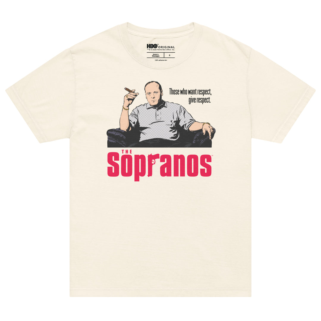 Sopranos Oversized T-Shirt Want Respect, Give Respect – HBO Shop
