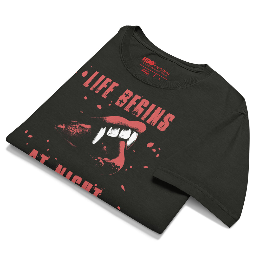 True Blood Oversized T-Shirt Life Begins at Night – HBO Shop
