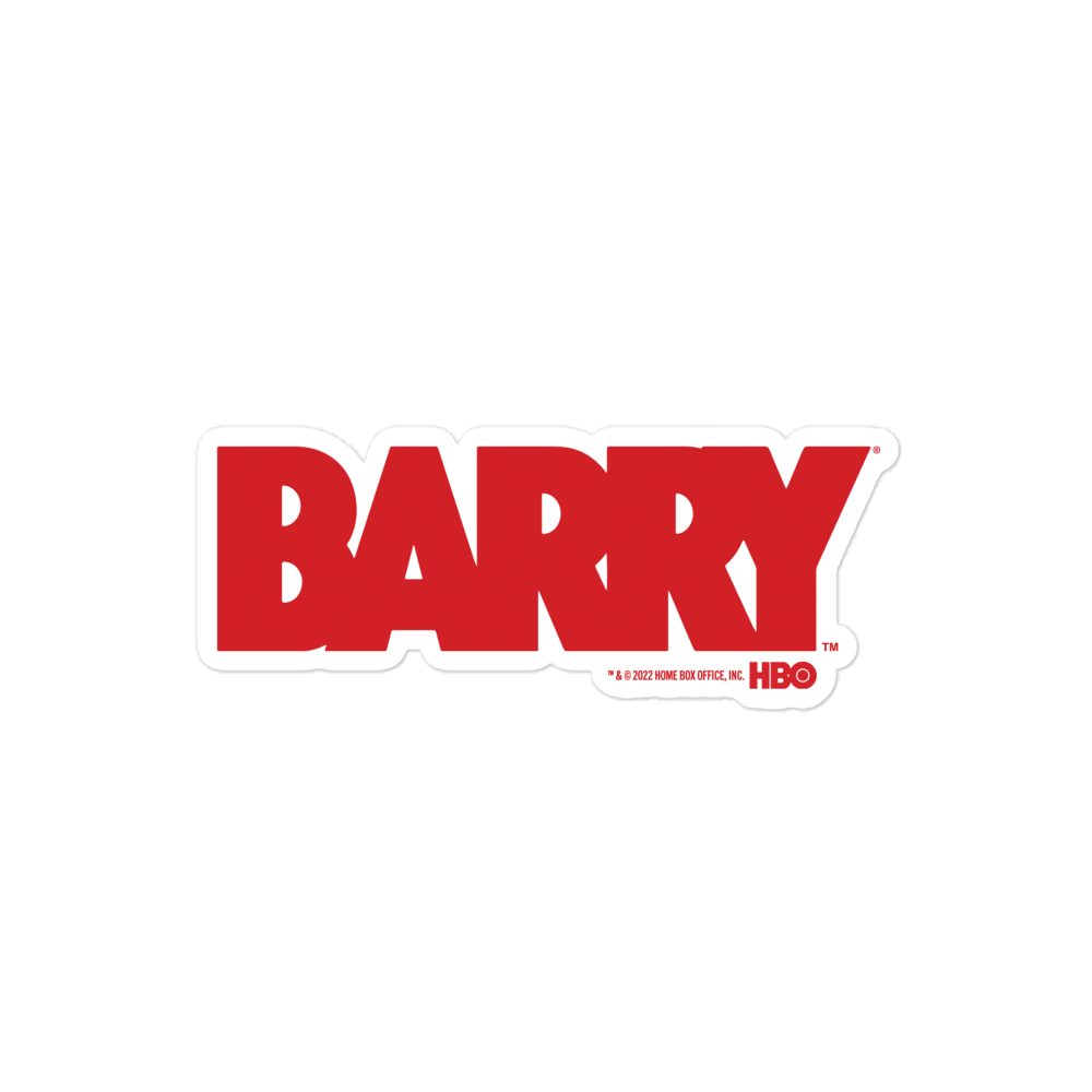 Hbo Sticker HBO Barry Logo Sticker – HBO Shop