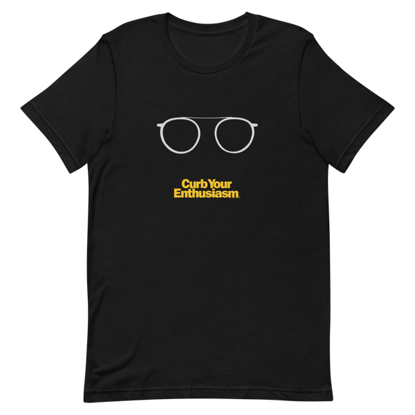 NEW MADHAPPY CURB YOUR ENTHUSIASM LARRY DAVID BLACK TEE SZ LARGE cheapest