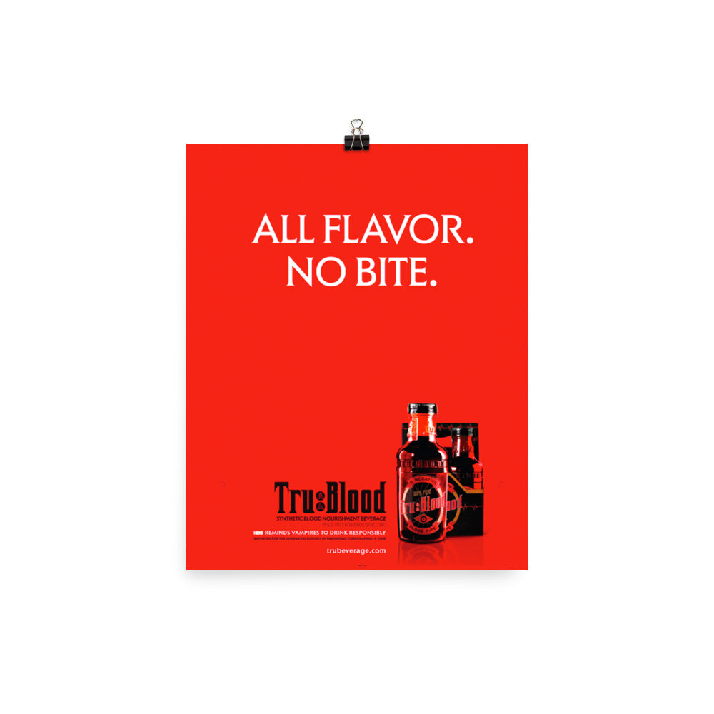 True Blood frigo aimant boire Logo nouveau officiel 76 mm x 76 mm