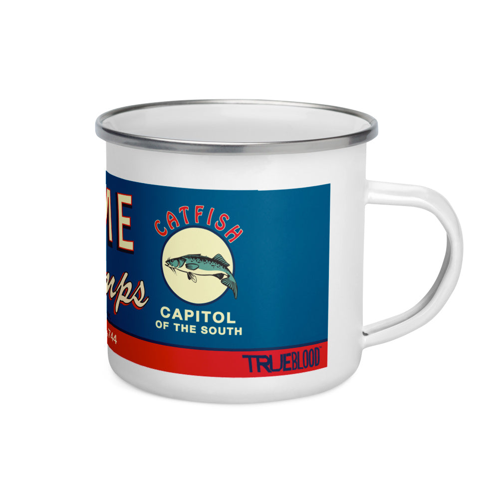 True Blood Welcome To Bon Temps Enamel Mug – HBO Shop