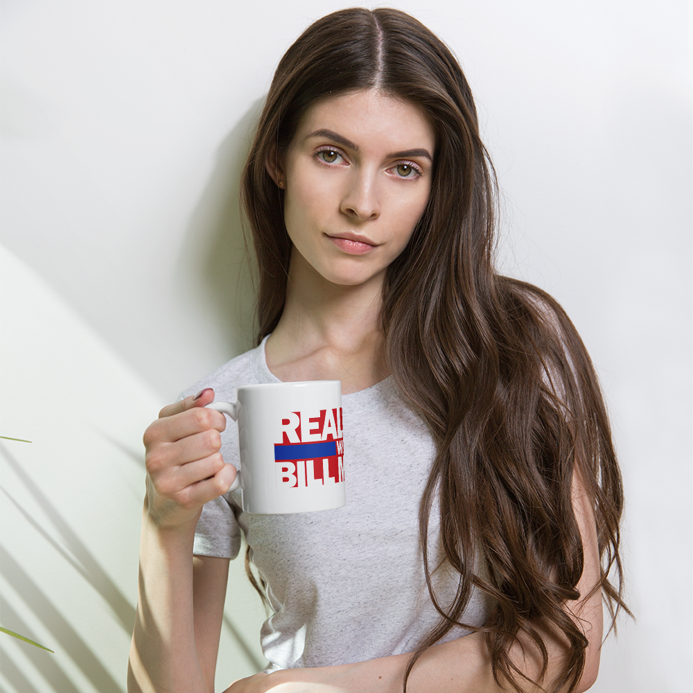 Real Time with Bill Maher Logo White Mug