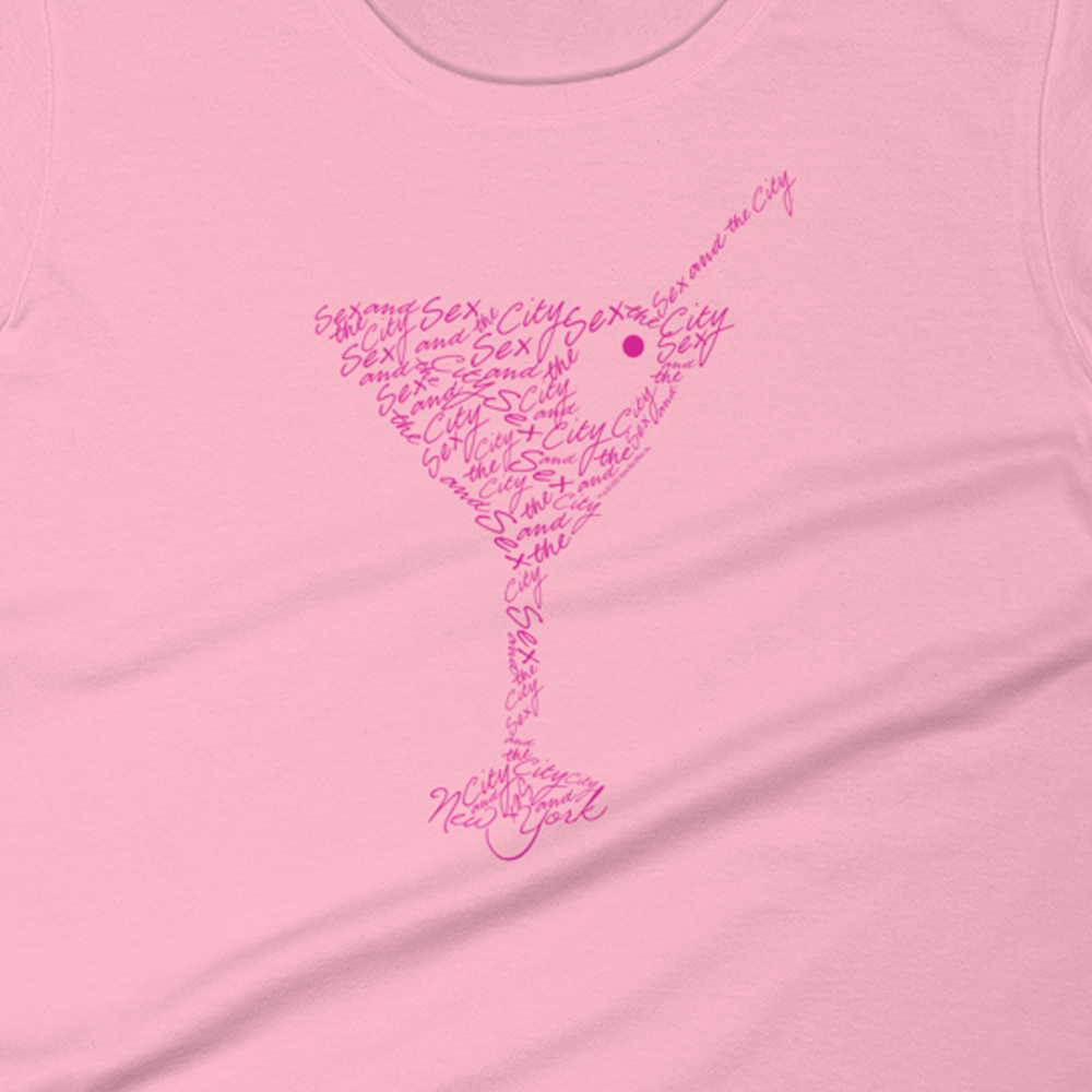 Sex and the City Martini Women's Short Sleeve T-Shirt – HBO Shop