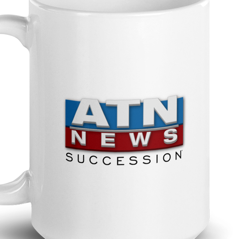Succession ATN News White Mug – HBO Shop