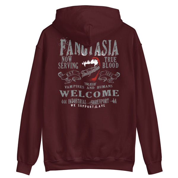THE BONEZ blood in blood out パーカー XLサイズ True Blood Embroidered Fangtasia Adult Hoodie – HBO Shop