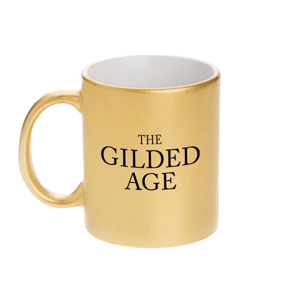 The Gilded Age Logo Gold Mug