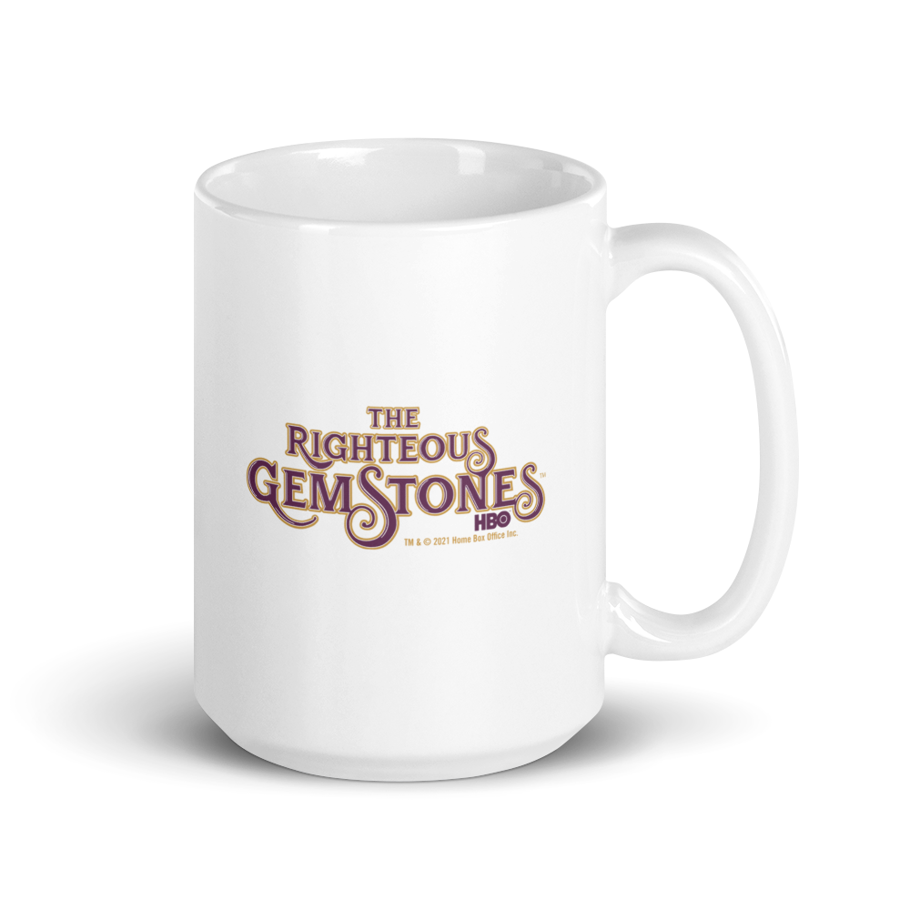 The Righteous Gemstones Logo White Mug