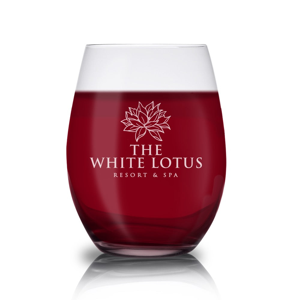 The White Lotus Resort & Spa Wine Glass – HBO Shop